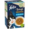 Felix Soup polievky pre mačky treska, tuniak, platesa 6x48 g
