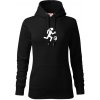 Orientačný beh muž-žena - Mikina dámská Cape s kapucí - L ( Čierna )