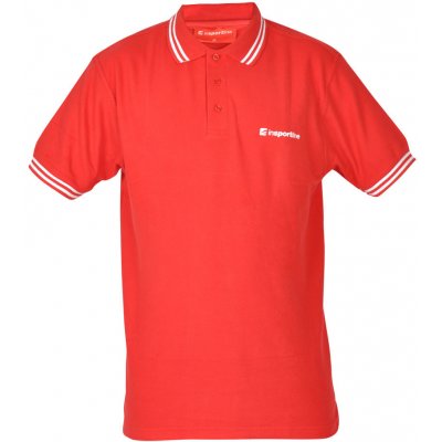 Športové tričko inSPORTline Polo červená - M