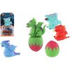 Teddies Dinosaurus/vajcia obracací silikón 15cm 4 druhy