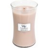WoodWick Vnilla & Sea Salt vonná sviečka s dreveným knôtom 609,5 g