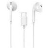 Canyon SEP-6, slúchadlá do uší, integrované ovládanie, Hi-Fi kvalita, USB-C kábel 1.2m, biele (CNS-CEP6W)