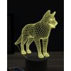 Beling 3D lampa, Husky dog, 16 farebná, PS25