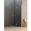 New Trendy New Soleo sprchovací kút 80x80 cm obdĺžniková chromová lesklé/priehľadné sklo D-0148A/D-0152A