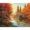 Zuty – Maľovanie Podľa Čísel – Vodný Mlyn A Divoká Zver (D. Rusty Rust), 40 × 50 cm, Plátno + Rám 8596530166412