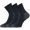 VoXX Boaz Športové slabé ponožky 3 páry čierna
