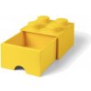 LEGO LEGO úložný box s šuplíkem 250x250x180mm - žlutý
