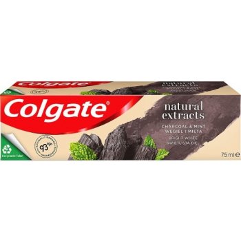 Colgate Natural Extract Charcoal + White bieliaca zubná pasta s aktívnym uhlím 75 ml