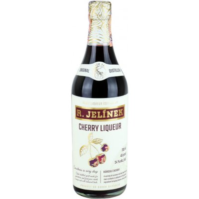 R. Jelínek Cherry Liqueur 24% 0,7 l (čistá fľaša)