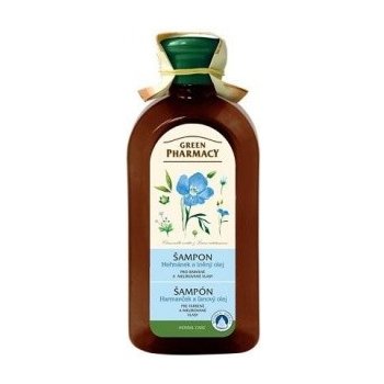 Green Pharmacy Harmanček a Ľanový olej šampón pre farbené a melírované vlasy 350 ml