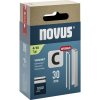 Úzke zadné svorky C typ 4 30mm 1000 ks Novus Tools 042-0806 Rozmery (d x š) 30 mm x 6.1 mm; 042-0806