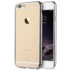 Apple Púzdro iPhone 6 Plus / iPhone 6s Plus ultra tenké so strieborným spevneným rámikom
