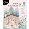 Kidea domček na hranie 3D s nálepkami Princezné(D)