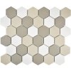 Keramická mozaika CU HX140 32,5x28,1 cm biela/béžová