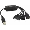 Esperanza USB 2.0 hub s 3 portmi USB + 1 port micro USB 72251 EA158