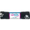 Vetbed protišmyk / Drybed grafitová modrej a bielej packy DELUXE 75 x 50 cm, vlas 30 mm