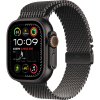Apple Watch Ultra 2 49 mm čierny titán s čiernym titánovým milánskym ťahom M MX5U3CS/A