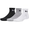 Under Armour ponožky Performance Cotton 3p Qtr White/Steel/Steel