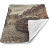 Sablio Detská deka pre bábätko Historický autobus - 80x100 cm