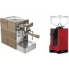 Stone Espresso Mine Premium Wood + Eureka Mignon Silenzio, BL ferrari red