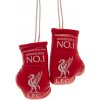 Prívesok na kľúče Boxerské rukavice Liverpool FC, červené, znak LFC