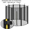 Linder Exclusiv | Ochranná sieť na trampolínu 366 cm - 8 tyčí PRO-212-8