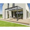 Hliníková pergola BestBerg PZ-12A / 12 m² / antracitová/sivá