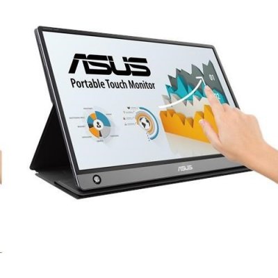 LCD DISPLEJ ASUS 15.6" MB16AMT ZenScreen Touch USB Type-C FHD (1920x1080), IPS, 10-bodový dotykový, repro