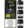 Voopoo Vinci V2 POD náhradný cartridge 3-Pack 0,8ohm