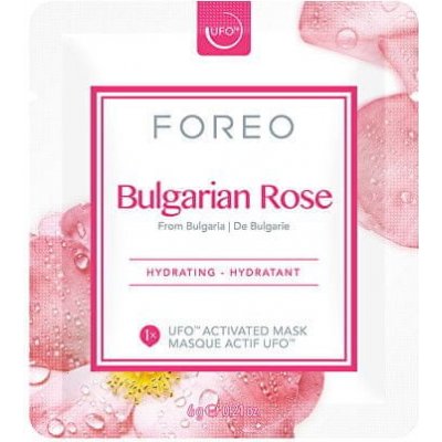 Foreo Hydratačná pleťová maska Bulgarian Rose (Hydrating Mask) 6 x 6 g
