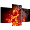 Obraz abstraktného ohňa (Obraz 90x60cm)