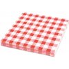 Sahm servítky 1 V KARO červený 100006138 33x33cm 100ks