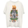 Disney tričko The Nightmare Before Christmas Orange Flames Pumpkin King Natural S