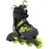 Detské inline korčule K2, RAIDER čierna,žltá, 32-37