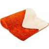 SLEEPWELL Teplá deka SLEEP WELL ovečka oranžový chlp / krémový chlp oranžová Mikroplyš 150x200 cm