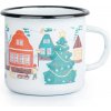 Smailtovaný hrnček TORO 370 ml Vianočná dedinka