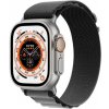 AppleKing nylonový remienok alpský ťah pre Apple Watch Ultra 49mm / 46mm / 45mm / 44mm / 42mm - sivočierny - možnosť vrátiť tovar ZADARMO do 30tich dní