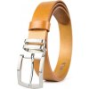 Kožený opasok DUAL, šírka 3.3cm, Slovenská výroba - Koňaková