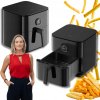 Xiaomi Mi Air Fryer Smart 6,5L beztuková fritéza 1800 W čierna
