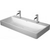 Duravit DuraSquare - Umývadlo brúsené 1000x470 mm, bez prepadu, biela 2353100072