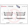 Sada brzdových platničiek, vždy 4 kusy v sade BREMBO P 49 031 (P49031)