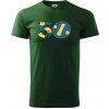 Volejbal okrúhle narodeniny 50 - Tričko extra veľké (5-8XL) - 5XL ( Fľaškovozelená )