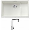 Blanco SUBLINE 700 U Level biela + kôš z nerezu 523456 + Blanco MILI chróm 519413