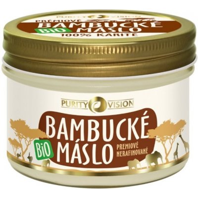 Purity Vision Fair Trade Bio Bambucke Maslo 200 ml TOP 2 v kategórii Telové masla Produkty vyberáme automaticky podľa recenzií používateľov, záujmu o produkt a predaja. Zobraziť celý rebríček Purity V