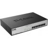 D-Link DGS-1008MP 8-portový gigabitový prepínač PoE, 8x Gigabit PoE RJ45, rozpočet PoE 140W
