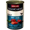 Animonda GRANCARNO® dog adult hovädzie,losos,špenát bal. 6 x 400g konzerva