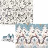 Vzdelávacia skladacia penová podložka 200 x 150 x 1 cm Nukido NK-341 734100