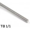Trapézová tyč T8 (s prírezom) 1 mm (1 vinutie)