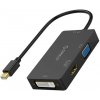 Adaptér Orico mini DisplayPort na HDMI, VGA, DVI