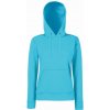 F.O.L. | Classic Lady-Fit Hooded Sweat, Dámska mikina s kapucňou, modrá Azure, L